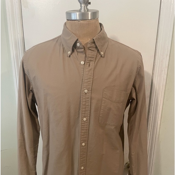 Uniqlo Shirts Mens Khaki Slim Fit Large Button Up Poshmark